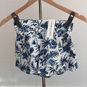 Janie and Jack Blue Botanical Floral Pull-On Shorts - NWT